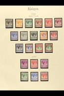 PENANG  1948-1957 COMPLETE VERY FINE MINT COLLECTION In Hingeless Mounts On Leaves, All Different, Inc 1948 Wedding Set  - Altri & Non Classificati