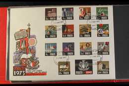 1969-1996 FIRST DAY COVERS.  An All Different Collection Of Illustrated Unaddressed First Day Covers Housed In Two Cover - Malta (...-1964)