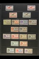 1922-32 COMPLETE MINT/NHM COLLECTION  A Complete Run From The 1922 Eagle To The 1932 Surcharged Set, Scott C1/C50. An At - Mexico