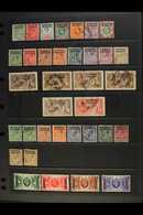 BRITISH CURRENCY  1907-1956 USED COLLECTION On Stock Pages, All Different, Inc 1907-13 Set To 1s, 1914-31 Set Inc 2s6d ( - Sonstige & Ohne Zuordnung