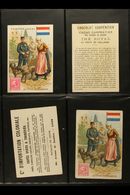 STAMP DESIGNS ON ADVERTISING CARDS  A Attractive Group Of Colourful Cards, Produced Around 1908 Depicting Well Known Net - Altri & Non Classificati