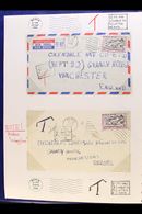 TOWN MACHINE AND SLOGAN CANCELS ON COVERS COLLECTION  1950-72 Good Collection Of Commercial Covers Displayed In An Album - Nigeria (...-1960)