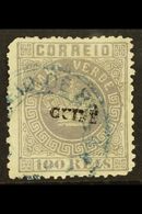 GUINEA  1881 100r Grey Lilac, SG 7, Afinsa 7, Type I "Guine" Opt'd, Used With Small Perf Faults & ISPP Photo Certificate - Sonstige & Ohne Zuordnung