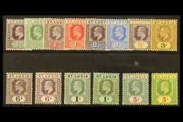 1904-10  Complete King Edward VII Definitive Set, SG 64/77, Fine Mint. (14 Stamps) For More Images, Please Visit Http:// - St.Lucia (...-1978)