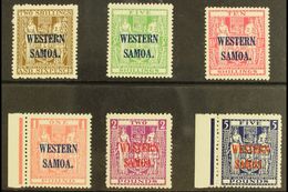 1935-42  Postal Fiscals On "Cowan" Paper Complete Set To £5, SG 189/194, Never Hinged Mint. (6 Stamps) For More Images,  - Samoa