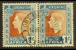 1937  1s Coronation, Hyphen Omitted With Blue Ink Inside Value Tablet, SG 75a, Very Fine Used. For More Images, Please V - Unclassified