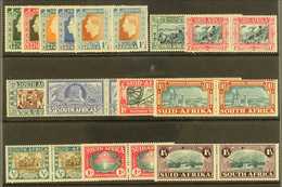 1937-9  Commem. Sets Incl. Coronation, Voortrekker Memorial Fund & Commemoration Sets Plus 1939 Huguenots Set, SG 71/5,  - Ohne Zuordnung