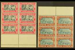 1938  Voortrekker Commemoration Set, SG 80/81, Never Hinged Mint Marginal Blocks Of 6. (12 Stamps) For More Images, Plea - Non Classificati