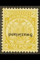 1889-90  2d Olive-bistre Perf.12½, SG.5a, Mint, No Certificate And Presumed To Be A Faked Overprint For More Images, Ple - Swasiland (...-1967)