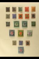 1917-31 ALL DIFFERENT COLLECTION  Includes 1917-21 "GEA" Overprints (wmk Crown CA) Set To 4r Mint Incl Both 1r, 1921 (wm - Tanganyika (...-1932)