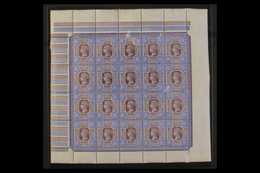 1887-92  9d Dull Purple And Blue "Jubilee" (SG 209) COMPLETE PANE OF TWENTY Never Hinged Mint, The 5th Column With Verti - Altri & Non Classificati