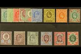 1902-13  Basic Set Complete To 1s, SG 215/314, Never Hinged Mint (15 Stamps) For More Images, Please Visit Http://www.sa - Unclassified