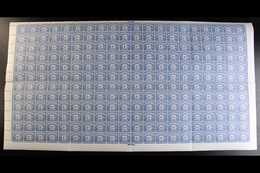 POSTAGE DUES  1968-69 4d Blue, SG D71, Never Hinged Mint COMPLETE SHEET OF 240, Folded Alongside Perforation, Minor Perf - Other & Unclassified