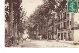Cpa Sidi Bel Abbès Rue De Tlemcen - Sidi-bel-Abbes