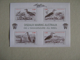 2014  TAAF  F693 * *  NO YT 693/696  FAUNE OISEAUX MARINS - Blokken & Velletjes