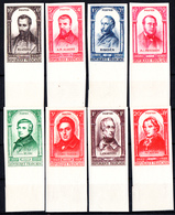 FRANCE - N° 795/802 - CENTENAIRE DE LA REVOLUTION DE 1848 - PERSONNAGES CELEBRES. - Essais De Couleur 1945-…