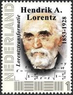 LORENTZ, H.A. - Mathematician, Physicist, Nobel Prize - Lorentz Transformations, Relativity Theory - Individual Stamp - Ohne Zuordnung