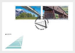 Liechtenstein - Postfris / MNH - FDC Europa, Bruggen 2018 - Unused Stamps