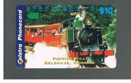 AUSTRALIA -   TRAINS: PUFFING BILLY RAILWAY- USED  - RIF. 10328 - Trains