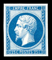 ** N°15c, 15c Bleu, Impression De 1862, Fraîcheur Postale. SUP (signé Calves/certificat)   Qualité: ** - 1853-1860 Napoleon III