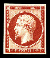 * N°18d, 1F Carmin, Impression De 1862, SUP (certificats)   Qualité: *   Cote: 2400 Euros - 1853-1860 Napoléon III.