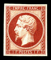 * N°18d, 1F Carmin, Impression De 1862, SUP (certificats)   Qualité: *   Cote: 2400 Euros - 1853-1860 Napoleone III