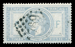 O N°33, 5F Violetgris Obl GC , Jolie Pièce. TTB (signé Calves/certificats)   Qualité: O   Cote: 1100 Euros - 1863-1870 Napoleon III With Laurels