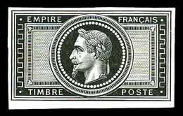 (*) 5 Francs, épreuve Terminée Sans La Valeur En Noir Sur Chine, Rare Et Superbe (certificat)   Qualité: (*) - Other & Unclassified