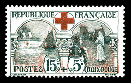 ** N°156, Infirmière, 15c +5c Noir Et Rouge, TB   Qualité: **   Cote: 300 Euros - 1900-02 Mouchon