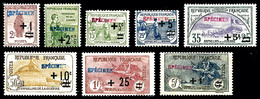 * N°162/69, Série Orphelins De 1922 Surchargés 'SPECIMEN' En Bleu Et Rouge, TRES RARE (signés Scheller/Calves/certificat - 1900-02 Mouchon