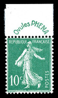 ** N°188, 10c Phéna. TB   Qualité: **   Cote: 65 Euros - 1900-02 Mouchon