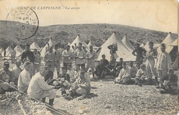 Camp De Carpiagne (Bouches-du-Rhône) - La Soupe, Près Des Tentes - Guende Phot. Marseille - Kasernen