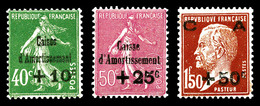 ** N°253/55, Série Caisse D'amortissement De 1929, TB   Qualité: **   Cote: 275 Euros - 1900-02 Mouchon