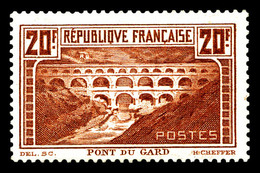 ** N°262A, Pont Du Gard, 20F Chaudron Type I. TTB (certificat)   Qualité: **   Cote: 575 Euros - 1900-02 Mouchon