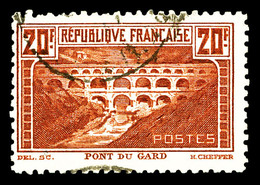 O N°262B, Pont Du Gard, 20F Chaudron Clair Dentelé 11, TB   Qualité: O   Cote: 450 Euros - 1900-02 Mouchon