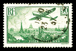 O N°14, 50F Vertjaune, Obl Càd, TB   Qualité: O   Cote: 420 Euros - 1927-1959 Mint/hinged