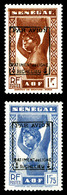 ** N°6/7, Paire Timbres Du Sénégal Surchargés, Très Jolie Pièce, TTB (signé Calves/certificat)   Qualité: **   Cote: 143 - Military Airmail