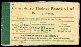 ** N°137C7, Semeuse, 5c Vert, Couverture Postale Avec Taxe Révisée 12 Août 1919, TTB (certificat)   Qualité: ** - Other & Unclassified