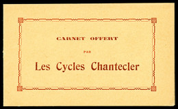 ** N°170CP4, CYCLES CHANTECLER, Pub Privée Sur Marge Des Timbres, R.R.R., SUPERBE (certificat)   Qualité: ** - Other & Unclassified