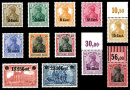 ** N°26/37, Série Timbres D'Allemagne Surchargée, TB   Qualité: **   Cote: 450 Euros - War Stamps