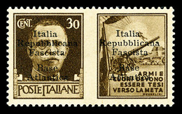 ** N°10A, (N° Maury), Timbre De Propagande 30c Sépia Avec Vignette 'Artillerie'. SUPERBE. R.R. (signé Scheller/Diena/cer - War Stamps