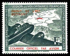 ** N°4A, (N° Maury), NON EMIS, 'F' Vert Surcharge Rouge Au Lieu De Noire. SUPERBE. R.R. (signé Scheller/certificat)   Qu - Guerre (timbres De)