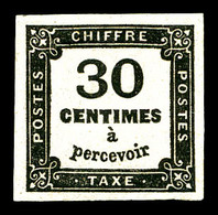 * N°6, 30c Noir. TB   Qualité: *   Cote: 350 Euros - 1859-1959 Mint/hinged