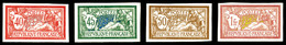 (*) Merson N°119, 120, 121 Et 143, Les Quatre Valeurs Non Dentelées. TTB (certificat)   Qualité: (*)   Cote: 1175 Euros - Unused Stamps