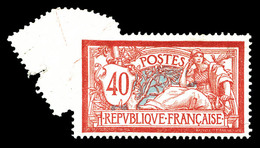 * N°119i, 40c Merson, Piquage Oblique Par Pliage. TB   Qualité: * - Unused Stamps