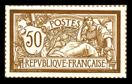 (*) N°120, 50c Merson, Tirage Sur Bristol Dentelure Figurée. TB   Qualité: (*)   Cote: 350 Euros - Unused Stamps