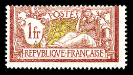 * N°121, Merson 1F: Timbre Plus Petit, Piquage Décalé, TB (certificat)   Qualité: * - Unused Stamps