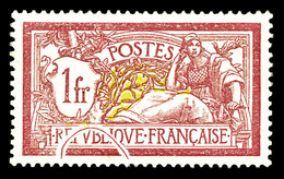 * N°121, Merson 1F, Variété D'impression 'fil Traversant', TTB   Qualité: * - Unused Stamps