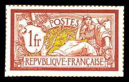 (*) N°121, 1F Merson, Tirage Sur Bristol Dentelure Figurée. TB   Qualité: (*)   Cote: 350 Euros - Unused Stamps