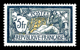 ** N°123, 5f Merson, Bleu Foncé Et Chamois. TTB   Qualité: ** - Unused Stamps